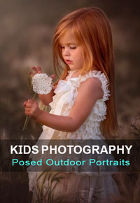 عکاسی کودک - پرتره های ژست داده شده در فضای باز